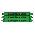 Značení potrubí, kanalizační voda,3 ks, 355 × 37 mm